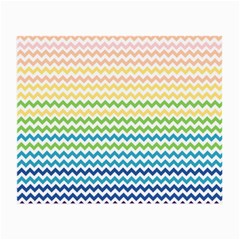 Pastel Gradient Rainbow Chevron Small Glasses Cloth