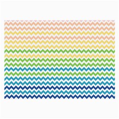 Pastel Gradient Rainbow Chevron Large Glasses Cloth (2-side) by CraftyLittleNodes