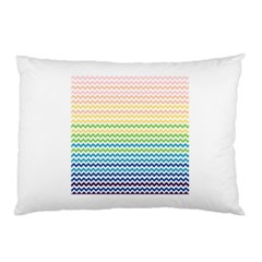 Pastel Gradient Rainbow Chevron Pillow Cases by CraftyLittleNodes