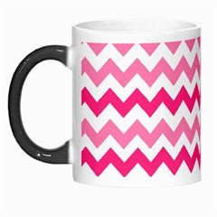 Pink Gradient Chevron Large Morph Mugs by CraftyLittleNodes