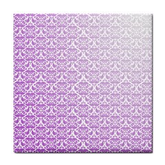 Purple Damask Gradient Tile Coasters by CraftyLittleNodes