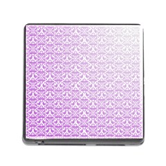 Purple Damask Gradient Memory Card Reader (square) by CraftyLittleNodes