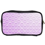 Purple Damask Gradient Toiletries Bags 2-Side Front