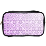 Purple Damask Gradient Toiletries Bags 2-Side Back