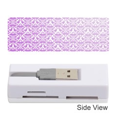 Purple Damask Gradient Memory Card Reader (stick) 