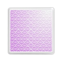 Purple Damask Gradient Memory Card Reader (square)  by CraftyLittleNodes