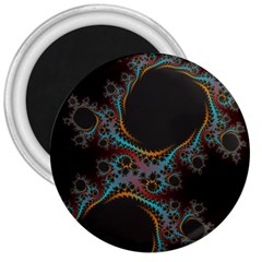 Dream In Fract 3  Magnets by digitaldivadesigns