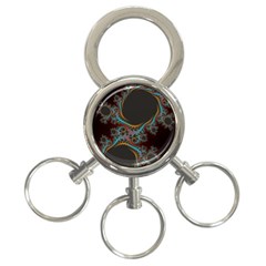 Dream In Fract 3-ring Key Chains by digitaldivadesigns