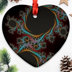 Dream In Fract Heart Ornament (2 Sides)