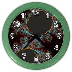 Dream In Fract Color Wall Clocks