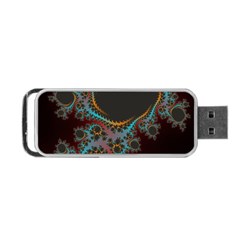 Dream In Fract Portable Usb Flash (one Side) by digitaldivadesigns