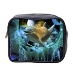 Funny Dolphin In The Universe Mini Toiletries Bag 2-Side Front