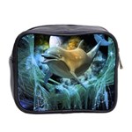 Funny Dolphin In The Universe Mini Toiletries Bag 2-Side Back