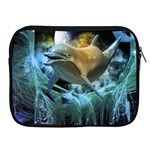 Funny Dolphin In The Universe Apple iPad 2/3/4 Zipper Cases Front