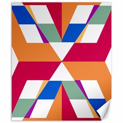 Shapes In Triangles Canvas 8  X 10 