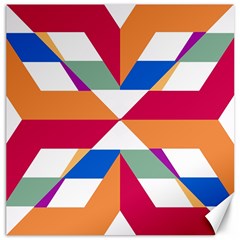 Shapes In Triangles Canvas 20  X 20 