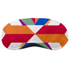 Shapes In Triangles Sleeping Mask by LalyLauraFLM