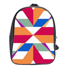 Shapes In Triangles School Bag (xl)