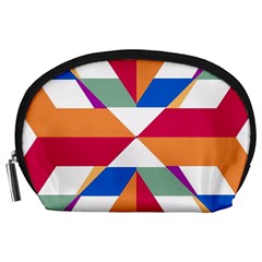 Shapes In Triangles Accessory Pouch