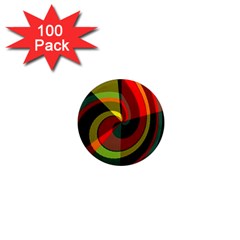 Spiral 1  Mini Magnet (100 Pack)  by LalyLauraFLM