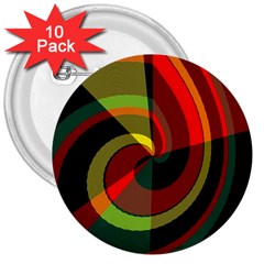 Spiral 3  Button (10 Pack)