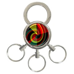 Spiral 3-ring Key Chain by LalyLauraFLM