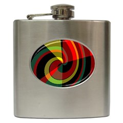 Spiral Hip Flask (6 Oz)