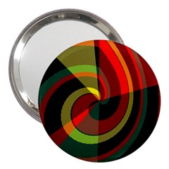 Spiral 3  Handbag Mirror by LalyLauraFLM