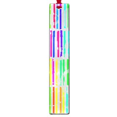 Colorful Vintage Stripes Large Book Mark