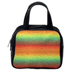 Gradient Chaos Classic Handbag (one Side) by LalyLauraFLM