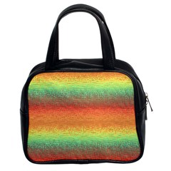 Gradient Chaos Classic Handbag (two Sides) by LalyLauraFLM