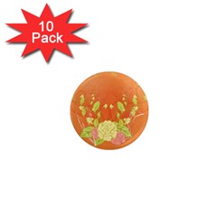 Beautiful Flowers In Soft Colors 1  Mini Magnet (10 Pack) 