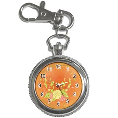 Beautiful Flowers In Soft Colors Key Chain Watches