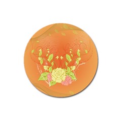 Beautiful Flowers In Soft Colors Magnet 3  (round)