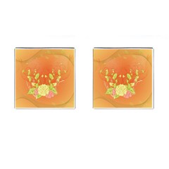 Beautiful Flowers In Soft Colors Cufflinks (square) by FantasyWorld7