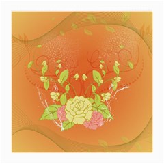 Beautiful Flowers In Soft Colors Medium Glasses Cloth (2-side)