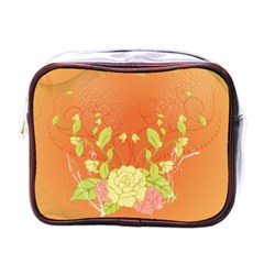 Beautiful Flowers In Soft Colors Mini Toiletries Bags