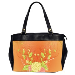 Beautiful Flowers In Soft Colors Office Handbags (2 Sides) 