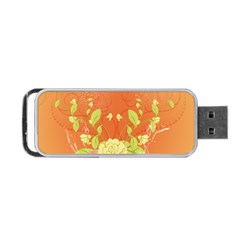 Beautiful Flowers In Soft Colors Portable Usb Flash (one Side)