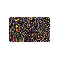 Ribbon Chaos 2 Black  Magnet (name Card)