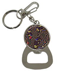 Ribbon Chaos 2 Black  Bottle Opener Key Chains