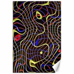 Ribbon Chaos 2 Black  Canvas 24  x 36  23.35 x34.74  Canvas - 1