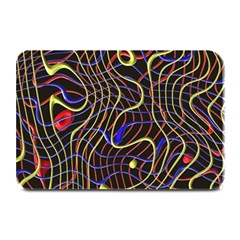 Ribbon Chaos 2 Black  Plate Mats