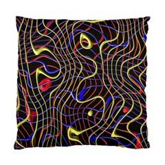 Ribbon Chaos 2 Black  Standard Cushion Case (one Side) 