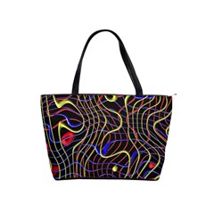 Ribbon Chaos 2 Black  Shoulder Handbags by ImpressiveMoments