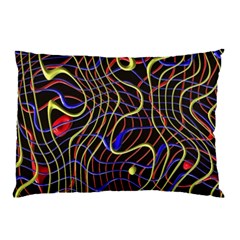 Ribbon Chaos 2 Black  Pillow Cases (two Sides)