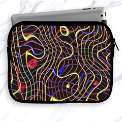 Ribbon Chaos 2 Black  Apple Ipad 2/3/4 Zipper Cases