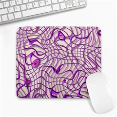 Ribbon Chaos 2 Lilac Large Mousepads by ImpressiveMoments