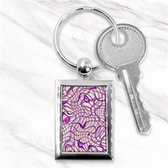 Ribbon Chaos 2 Lilac Key Chains (rectangle) 