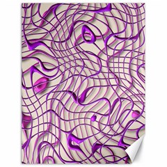 Ribbon Chaos 2 Lilac Canvas 18  x 24  